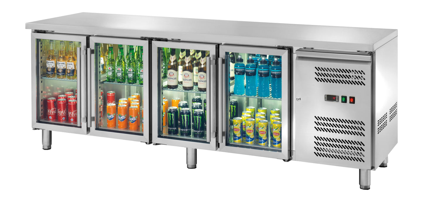 Rashladni radni sto sa staklenim vratima 4 vrata AK4104TNG