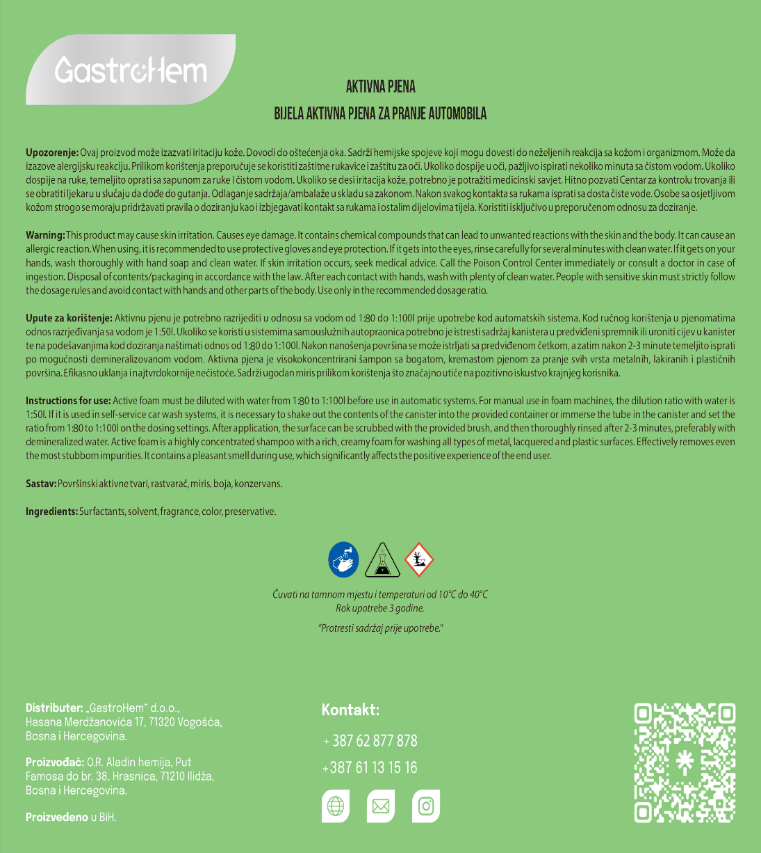 Bijela aktivna pjena