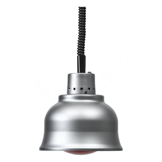 Infracrvena grijaća lampa LA25R – Aluminijum bijeli – Crveno staklo (R verzija)
