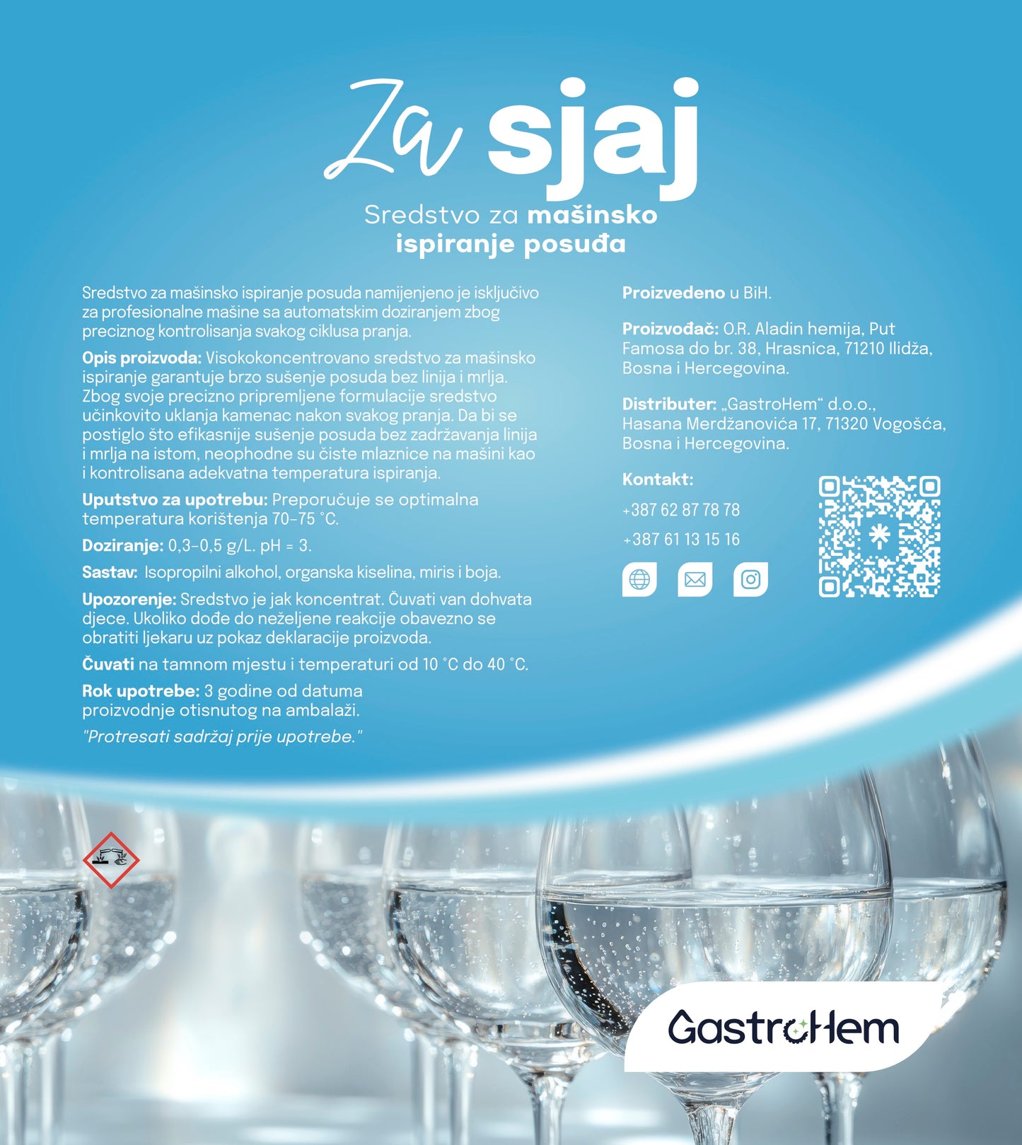 Sredstvo za mašinsko ispiranje posuđa