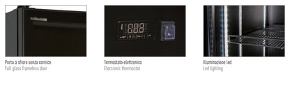 Vitrina – model MILANO 1620 BLK