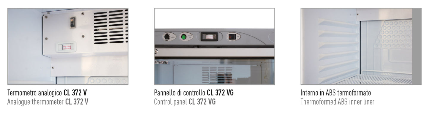 Vitrina – model CL 372 VG WHITE