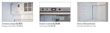 Vitrina – model CL 372 VG WHITE