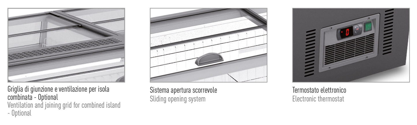 Ostrvski zamrzivač – model MANHATTAN 21