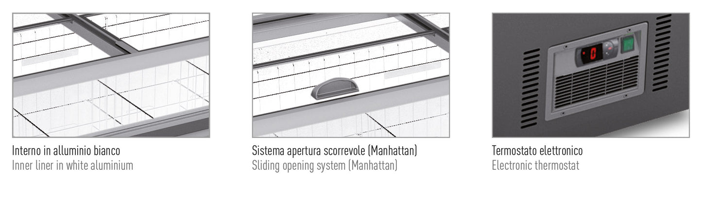 Ostrvski zamrzivač – model MANHATTAN BTM 210