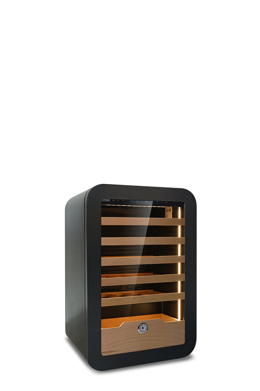 Vinska vitrina – model VINARIUS 40 BLK