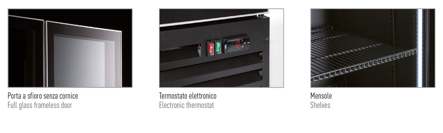 Vitrina – model ICOOL 80 BLACK