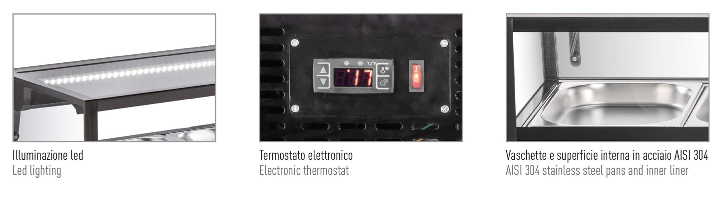 Sushi vitrina – model SUSHI 180