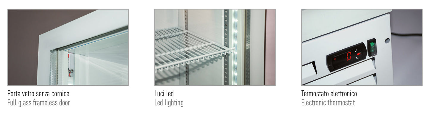 Vitrina – model THIN COOLER WHITE