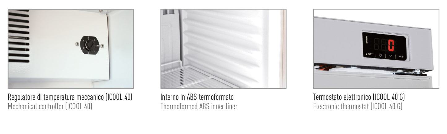 Vitrina – model ICOOL 40 G BLACK