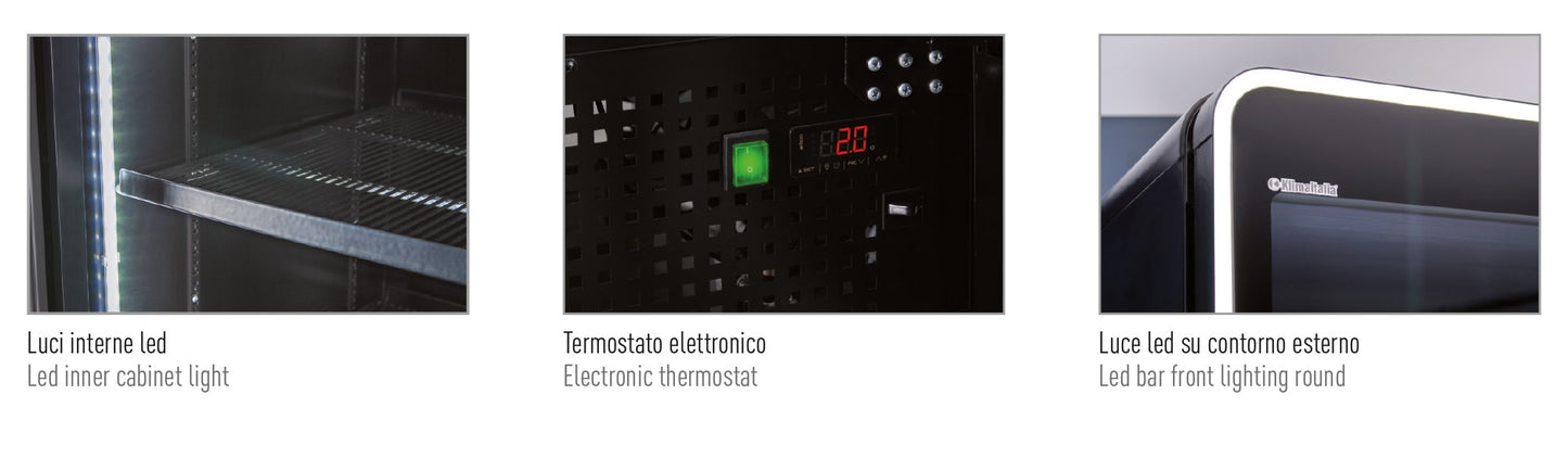 Vitrina – model ILLUMIA 1620 BLK