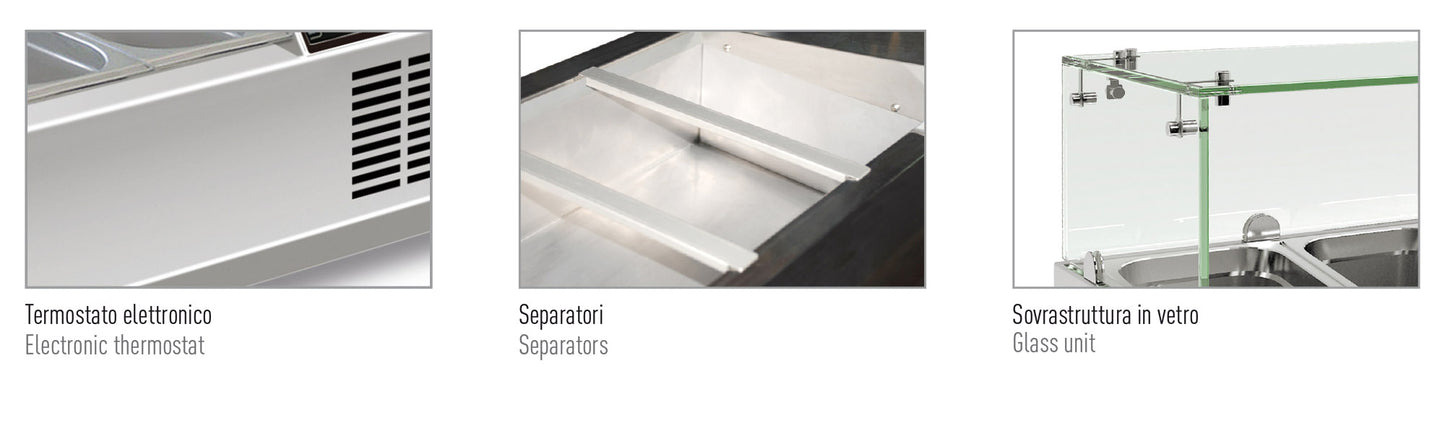 Vitrina za hranu – model RWX 1502