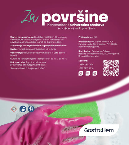Koncentrirano univerzalno sredstvo za sve površine