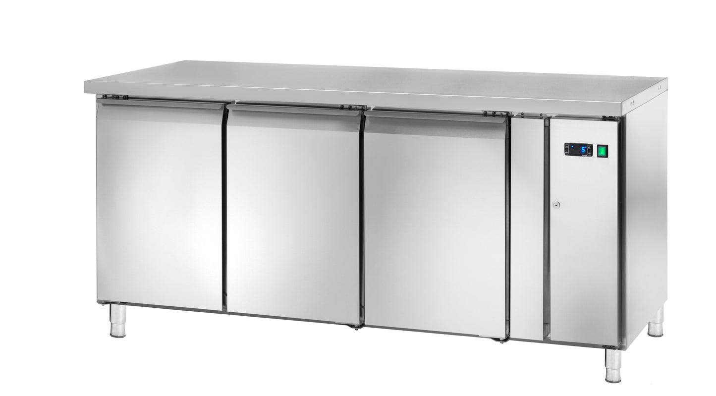 Rashladni radni sto Snack za udaljenu jedinicu 3 vrata AKS3102TN SG