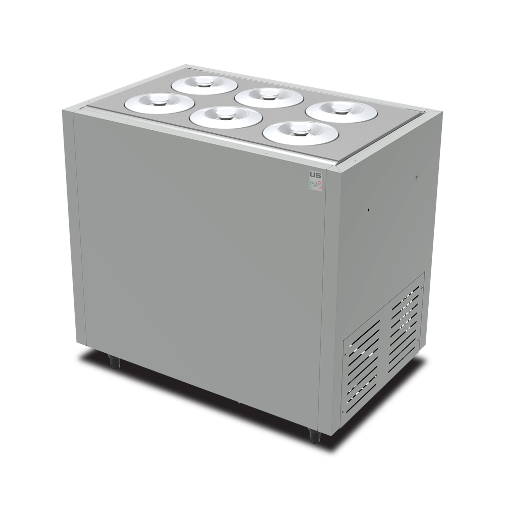 VITRINA ZA SLADOLED U5 COMBI 6C (-5/-20°C – 231 L) – 1020×679×961 mm – R600a