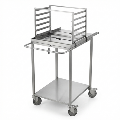 KOLICA inox za plehove – 2 dijela (kolica + stalak)