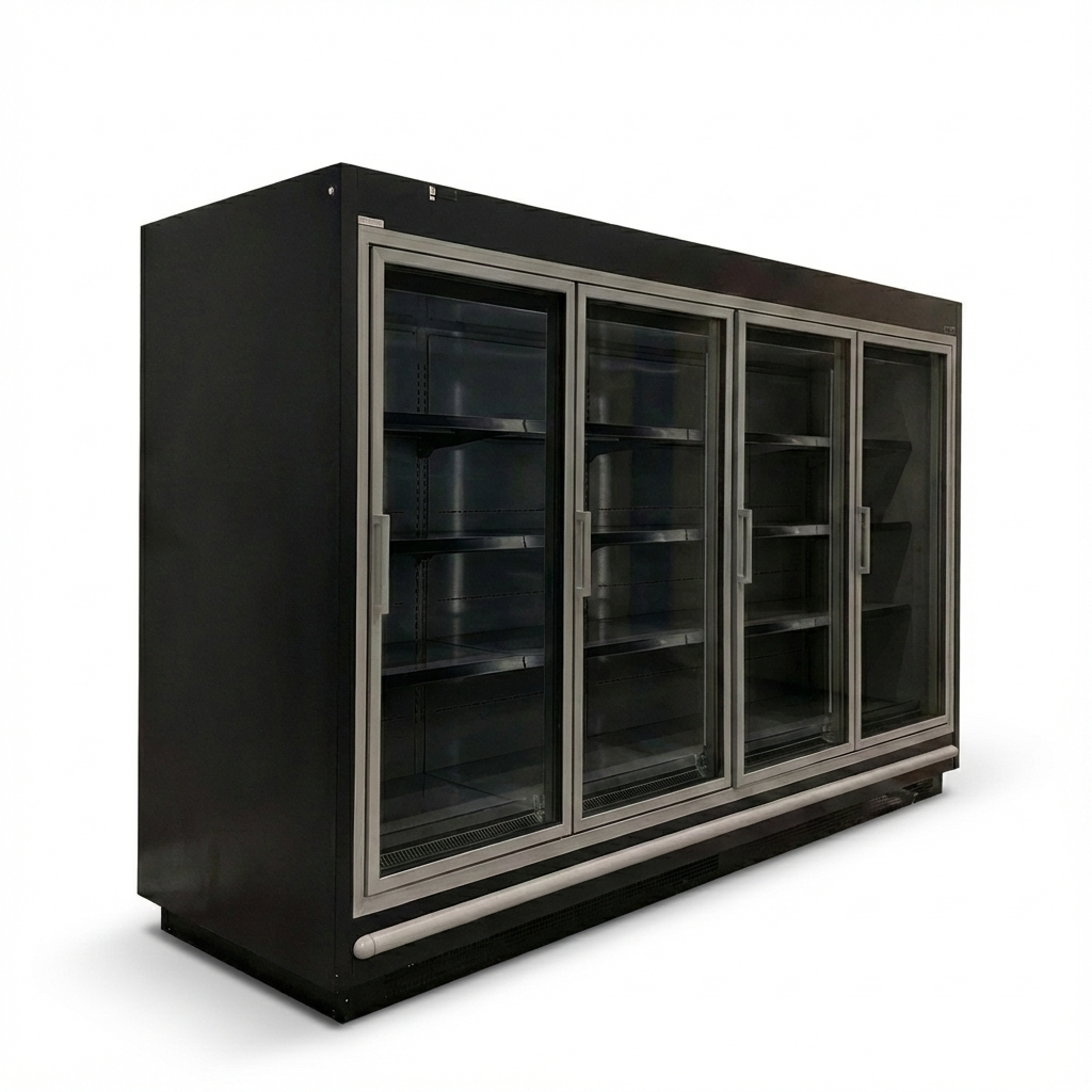 KOMERCIJALNI ZAMRZIVAČ SA 4 STAKLENA VRATA – -24 do -18°C – DINAMIČKO HLAĐENJE