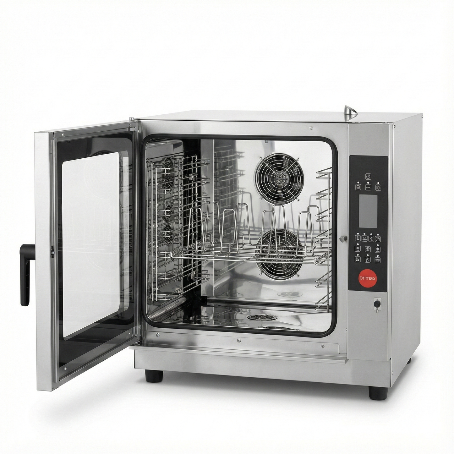 ELEKTRIČNA KONVEKCIJSKA PEĆ SA DIREKTNOM PAROM – 400V 3N – 11,5 kW – 7× GN 1/1 ili 600×400 – cca 920×802×850 mm