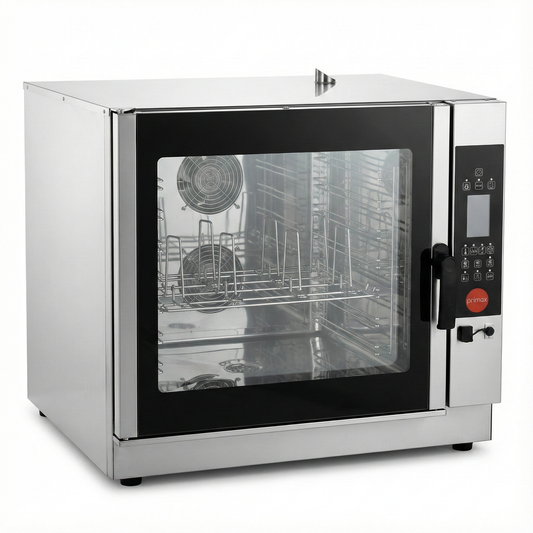 ELEKTRIČNA KONVEKCIJSKA PEĆ SA DIREKTNOM PAROM – 400V 3N – 11,5 kW – 7× GN 1/1 ili 600×400 – cca 920×802×850 mm