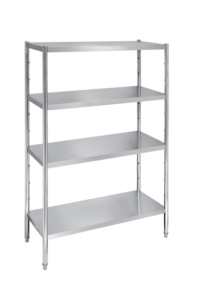 Inox polica sa 4 nivoa – dubina 500 mm (SCA105A VH + GSA180 VH)