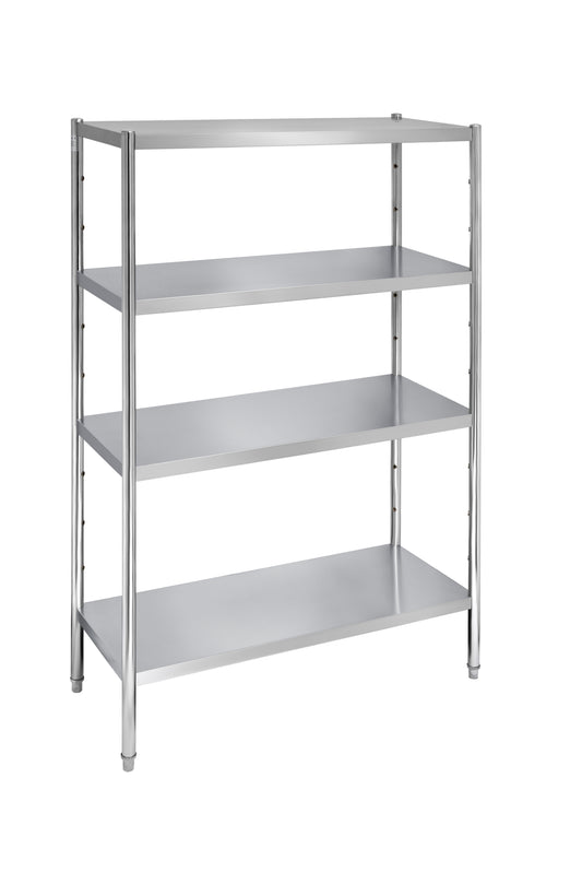 Inox polica sa 4 nivoa – dubina 500 mm (SCA105A VH + GSA180 VH)