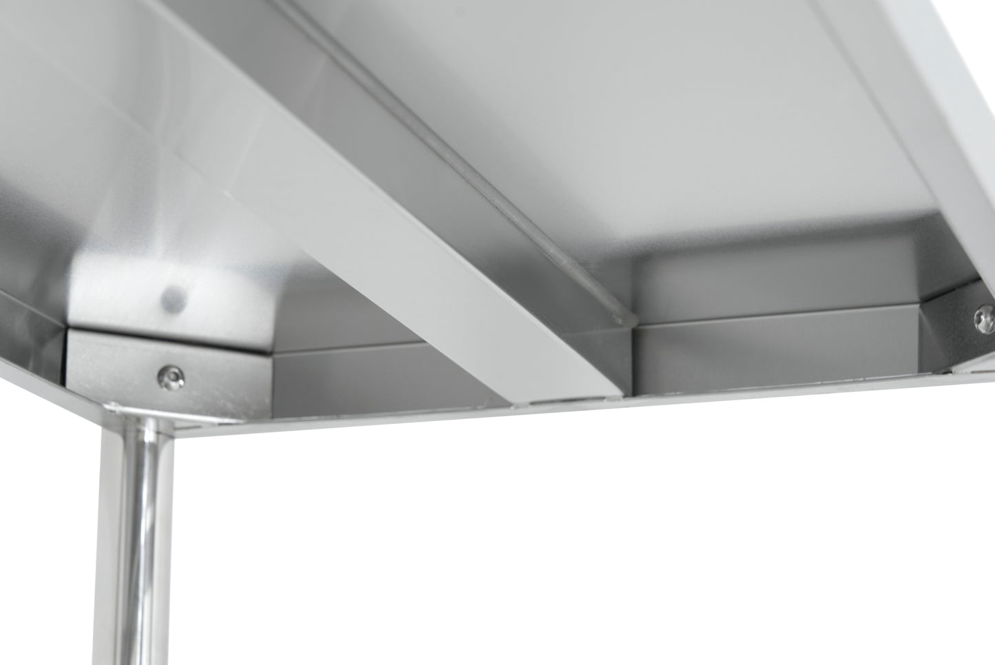 Inox polica sa 4 nivoa – dubina 500 mm (SCA105A VH + GSA180 VH)