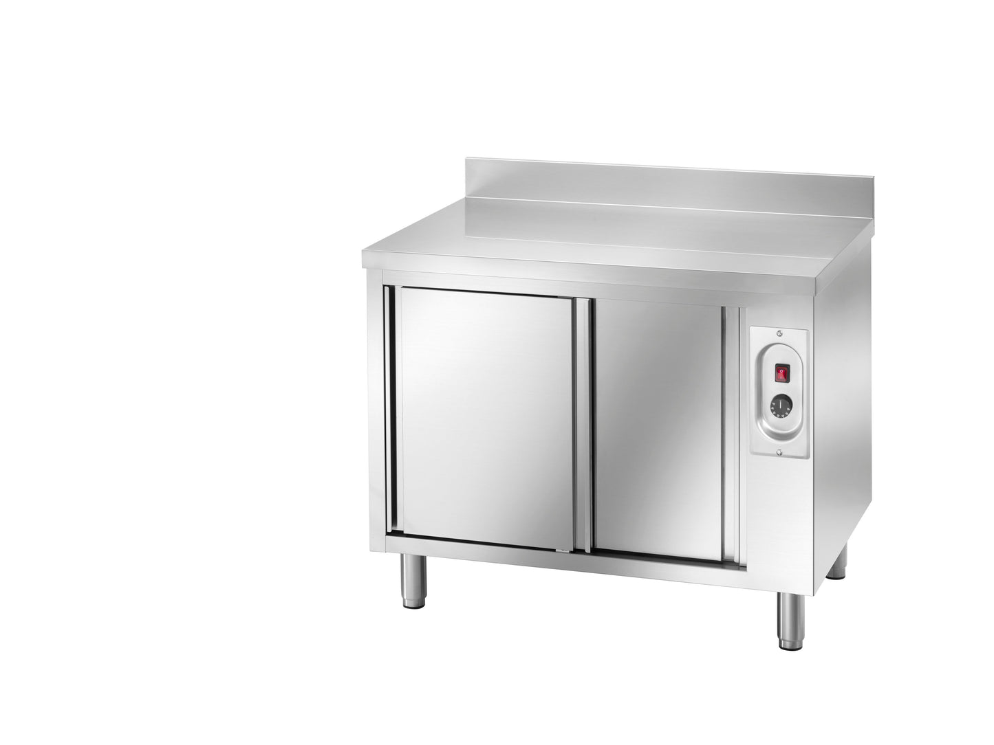 Grijani radni ormar 600mm × 1200mm – sa zadnjom ogradom (TAC126A VT)