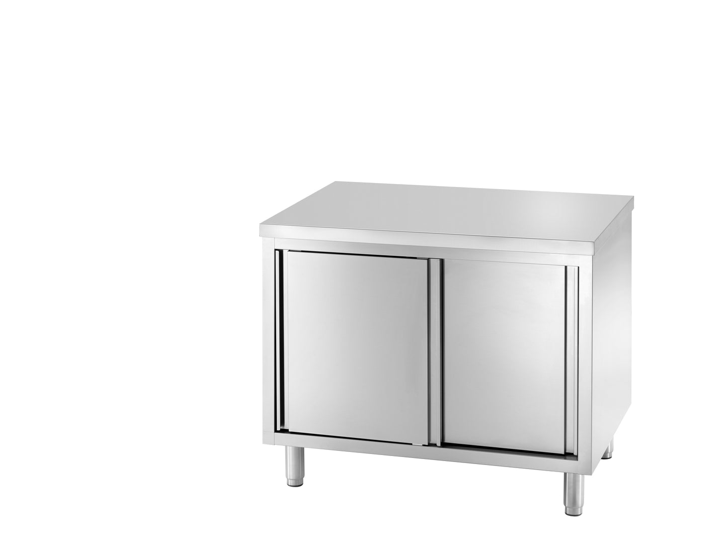 Radni ormar inox 600 mm – bez zadnje ograde (TDA66 VT)