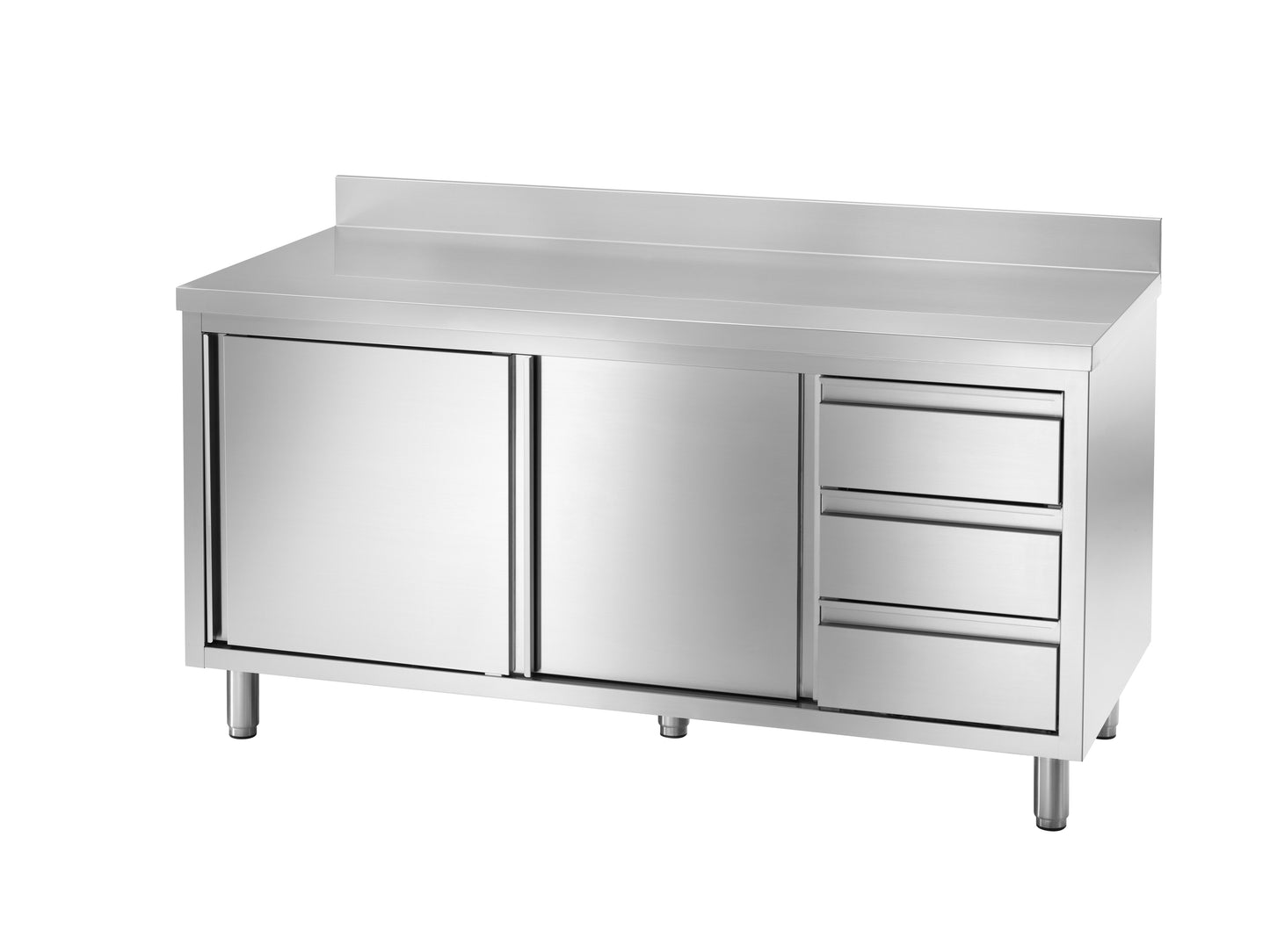 Radni ormar inox 600 mm – ladice desno (TDC156D VT)