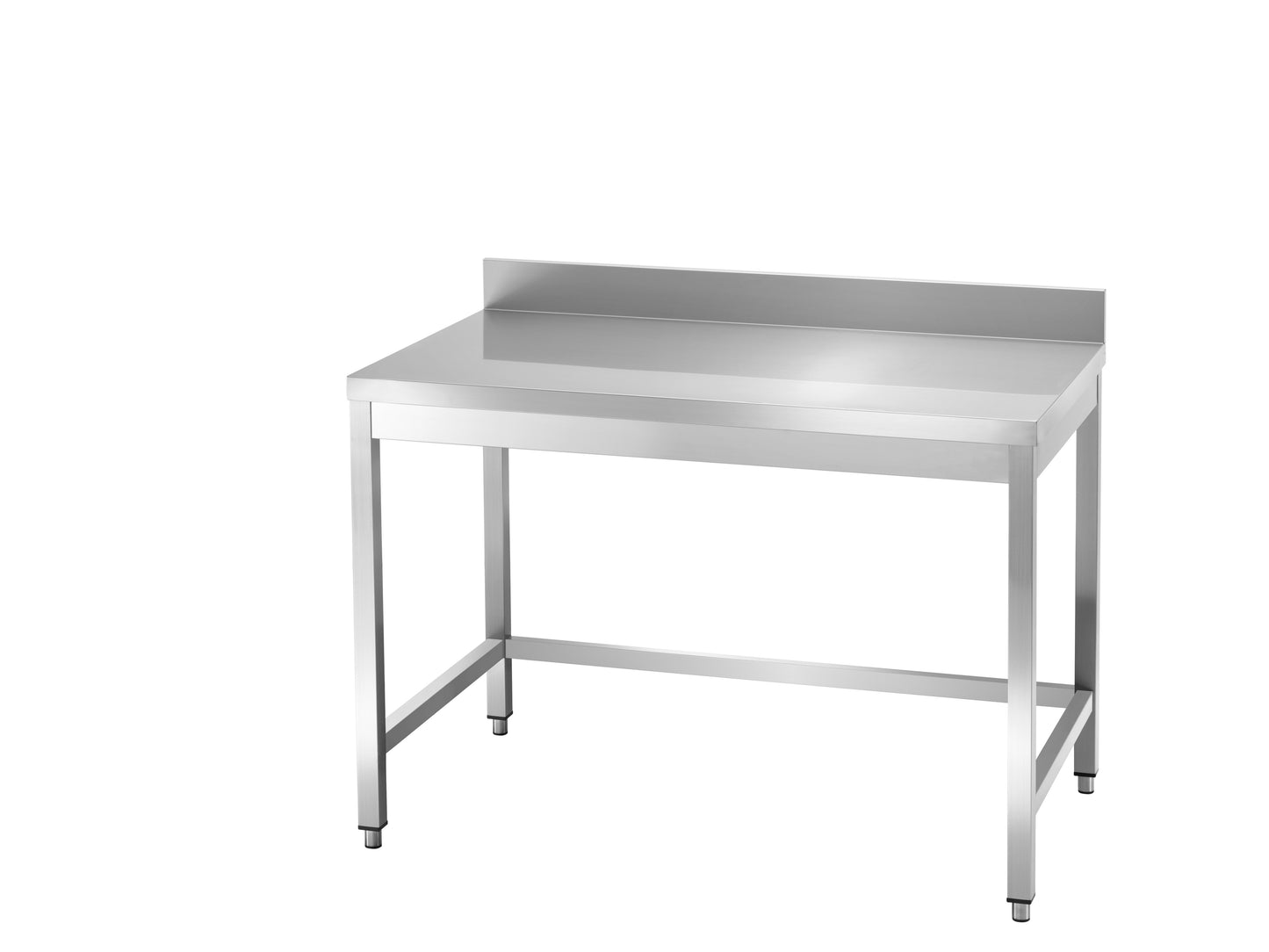 Radni sto inox 700 mm – sa zadnjom ogradom (bez donje police) (TDT67A VT)