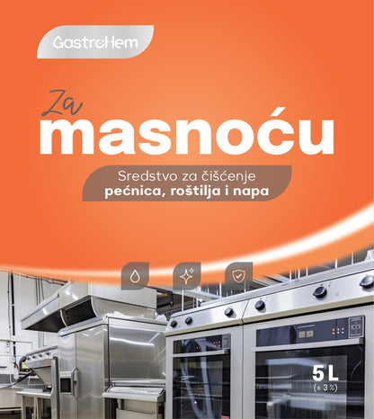 Sredstvo za čišćenje rerni roštilja i napa