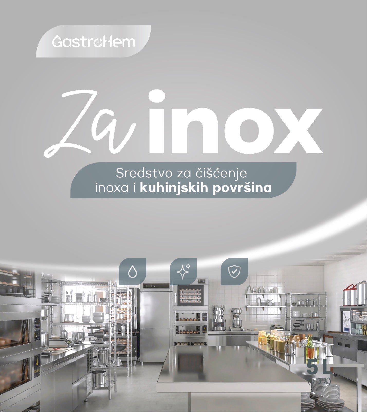 Sredstvo za čišćenje inoxa i kuhinjskih površina