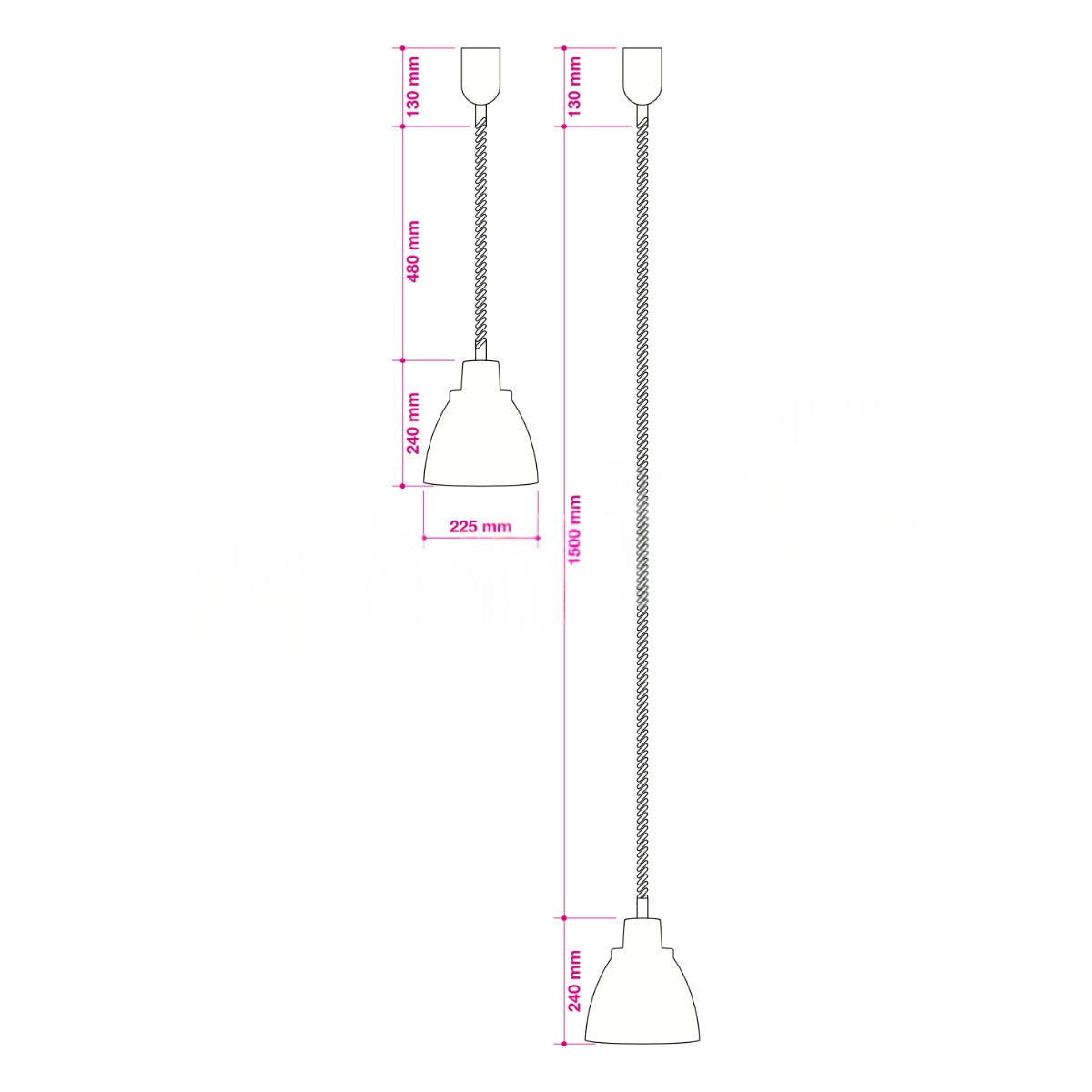 Infracrvena grijaća lampa NA25W – Aluminijum bijeli – Bijelo staklo (W verzija)