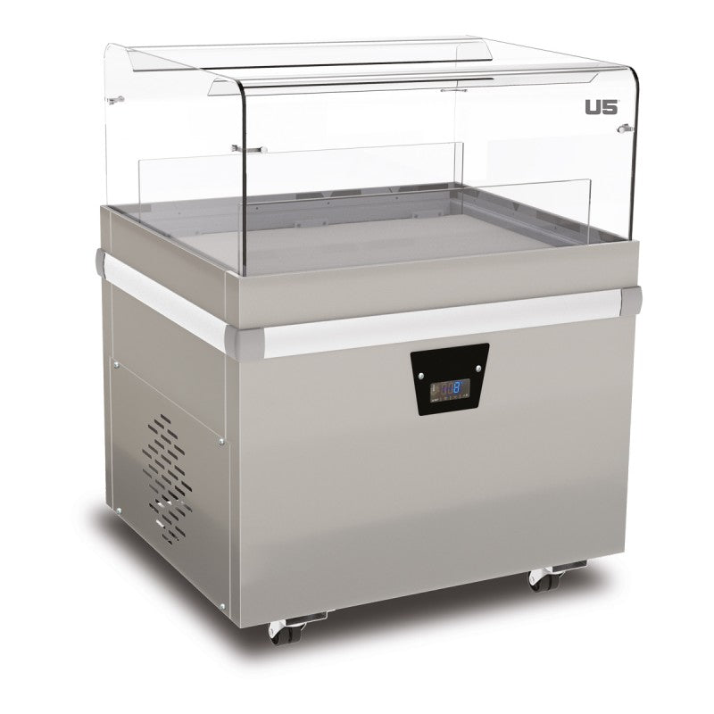 SAMOPOSLUŽNA PROMO VITRINA 534 L – 0 do +2°C – VENTILIRANO HLAĐENJE – 76,9×66,9×96,4 cm - PROMO 75